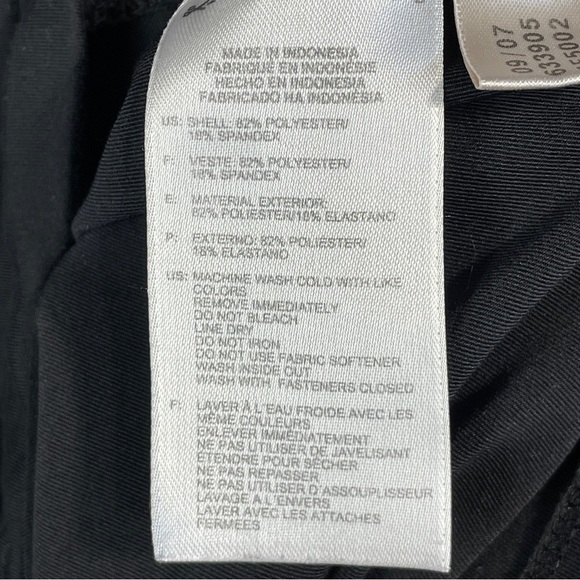 Adidas Golf Shirt Jacket Women’s Large Black Clima365 Gold Logo - Picture 8 of 12